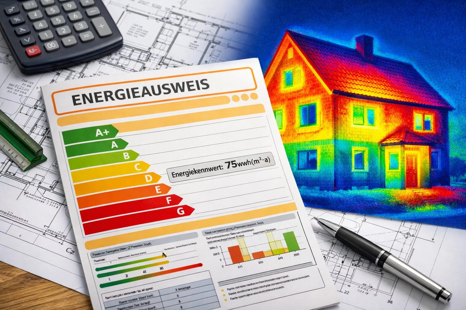 IPB Zimmermann – Ingenieur- und Planungsbüro – Energieausweis zur Beurteilung der Energieeffizienz eines Gebäudes.